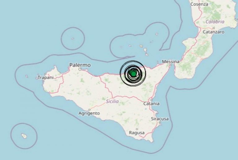 Terremoto oggi in Sicilia, lunedì 19 gennaio 2026: prosegue lo sciame sismico nel Messinese, scossa M 3.7 nel pomeriggio. Dati Ingv