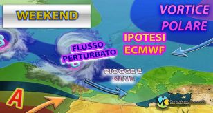 Flusso atlantico scatenano dal weekend