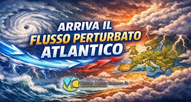 Meteo Italia - flusso perturbato atlantico scatenato