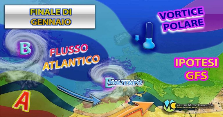 Meteo – Nuova irruzione polare in arrivo la prossima settimana, con possibili nubifragi e grandinate: i dettagli