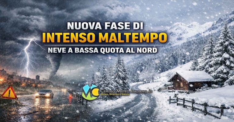 Meteo Italia – Mediterraneo nel mirino di un’altra perturbazione dall’Atlantico, piogge e neve in arrivo