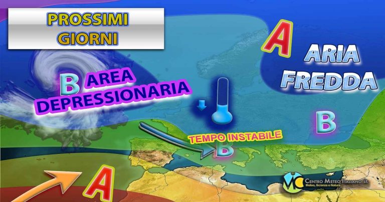 Meteo – Piogge, rovesci e possibili temporali nei prossimi giorni, ma non per tutti: i dettagli