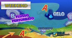Meteo - Il maltempo rimane un'insidia per l'Italia anche nel Weekend, con possibili temporali e neve a quote medie