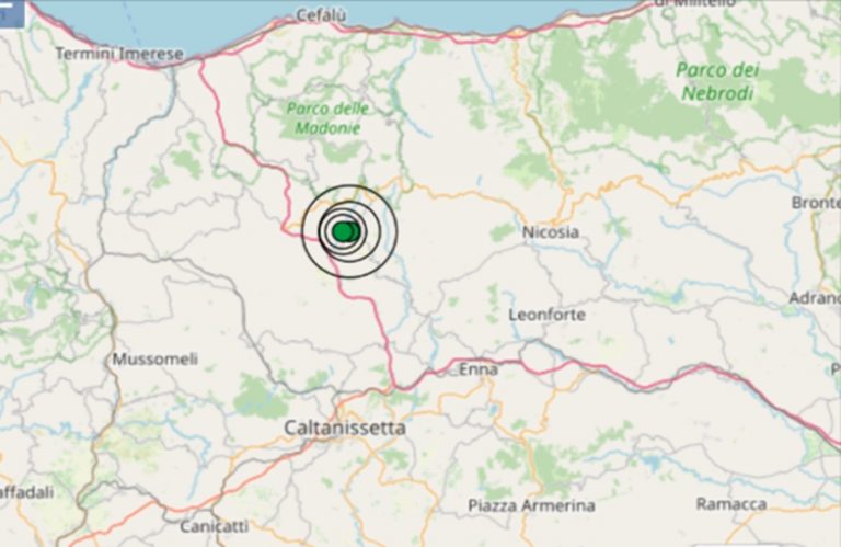 Terremoto oggi in Sicilia, 29 gennaio, scossa di M 3.7 in provincia di Palermo: dati Ingv