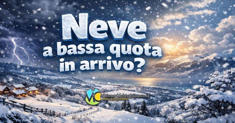 Meteo – Inizio settimana con nuovo forte peggioramento e possibile neve a quote molto basse! I dettagli