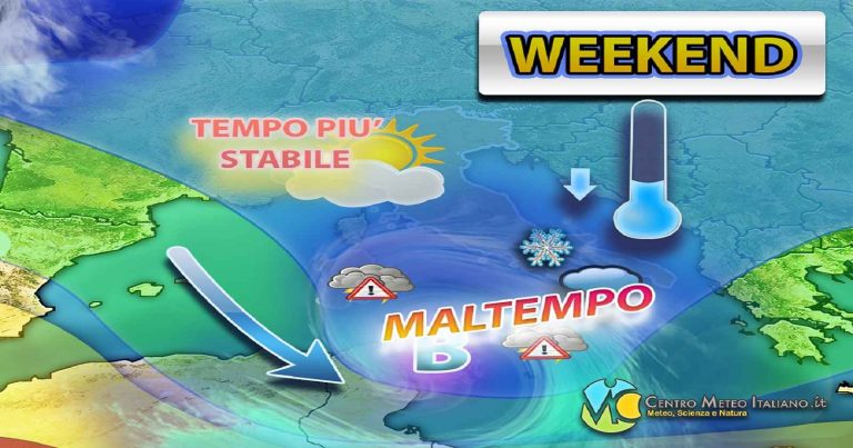 Meteo Italia – piogge e temporali su alcune regioni nel corso del weekend, prossima settimana rialzo termico