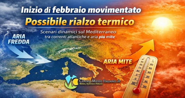 Meteo - Febbraio parte invernale con neve fin quasi in pianura e con possibili nubifragi: i dettagli