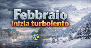 Meteo Italia - febbraio inizia con tanta pioggia per il Mediterraneo