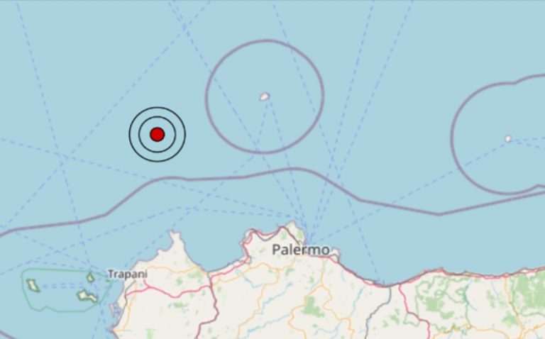 Terremoto oggi in Sicilia, 3 febbraio, scossa di M 3.2 sul Tirreno Meridionale – Dati Ingv