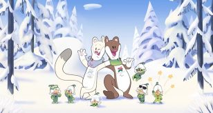 tina e milo olimpiadi milano cortina 2026 mascotte