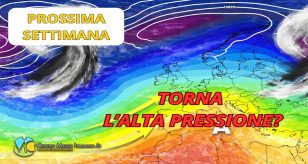 Meteo - Anticiclone in graduale espansione la prossima settimana, ma sempre con qualche disturbo: la tendenza