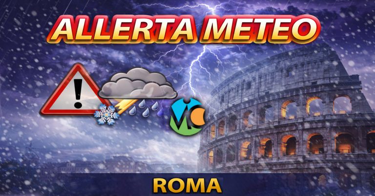 Meteo Roma – Maltempo senza tregua sulla Capitale, con piogge senza fine anche nel weekend