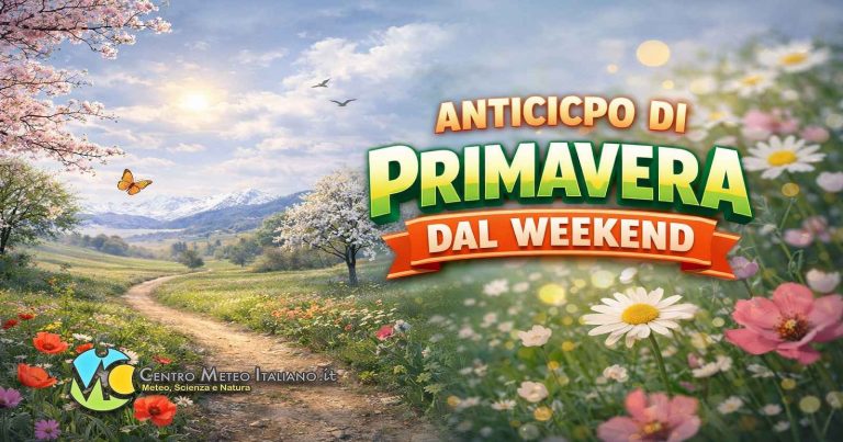 Meteo – Super Anticiclone in rotta verso l’Italia nel Weekend, con miglioramento in arrivo e temperature in aumento