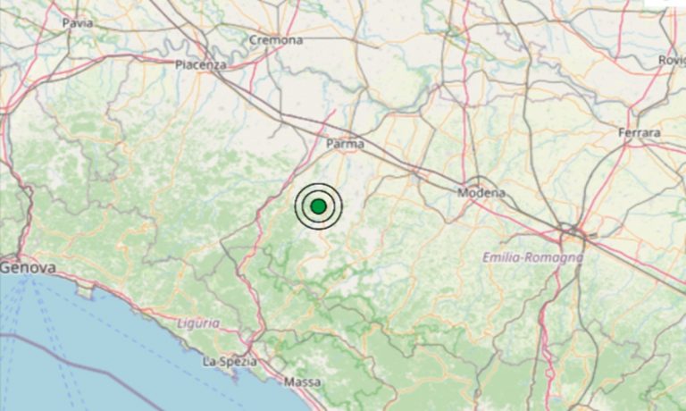 Terremoto oggi in Emilia Romagna, 18 febbraio, scossa di M 2.6 in provincia di Parma – Dati Ingv