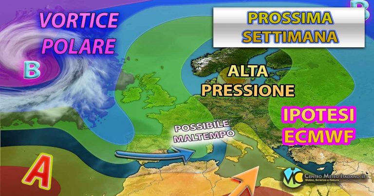 Meteo – La Primavera non decolla, con disturbi di maltempo insistenti in Italia per la prossima settimana