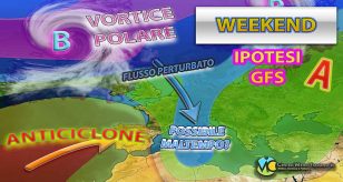 Meteo - Impulso polare nel Weekend con forte maltempo e bufere di neve in arrivo sulle Alpi: i dettagli