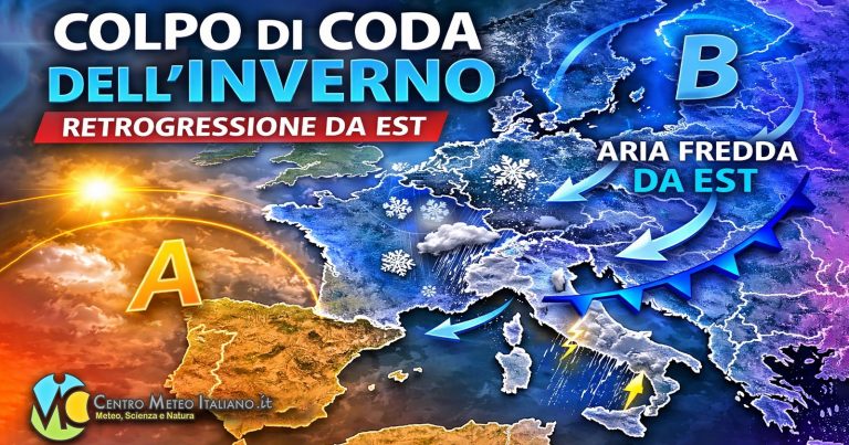 Meteo – Colpo di coda Invernale in vista per la prossima settimana: peggioramento a partire dal weekend
