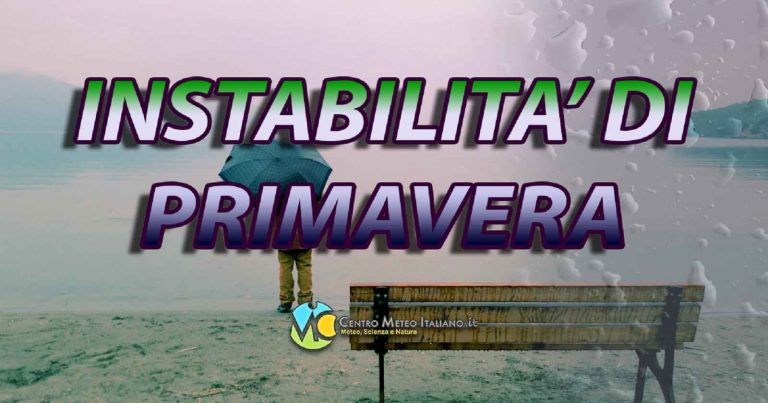 Meteo – Primavera KO almeno fino ad Aprile, con una serie di perturbazioni in arrivo in Italia: la tendenza