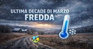 Meteo Italia - più freddo nel corso dell'ultima decade di marzo