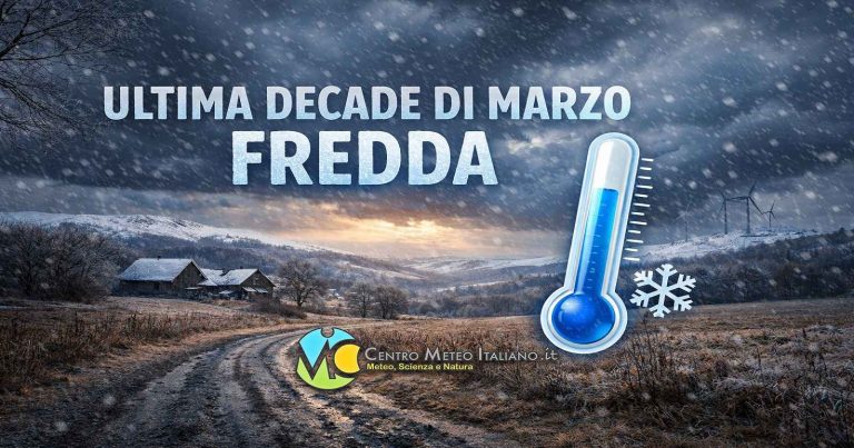 Meteo Italia – correnti più fredde dai quadranti orientali anche nel weekend, qualche precipitazioni possibile