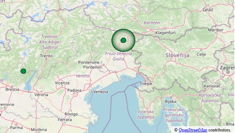 Terremoto oggi in Friuli-Venezia Giulia, giovedì 19 marzo 2026: scossa M 3.9 in provincia di Udine. Epicentro e dati ufficiali INGV