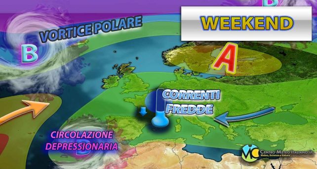 Meteo - Insidia maltempo in Italia anche nel Weekend, con temporali e nevicate in montagna: i dettagli