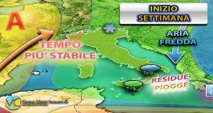 Meteo - Maltempo confermato anche per l'inizio della settimana subentrante, Primavera in difficoltà: i dettagli