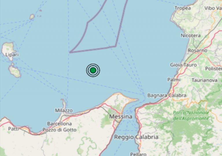 Terremoto oggi in Sicilia, 29 marzo, scossa di M 2.5 sul Tirreno Meridionale – Dati INGV