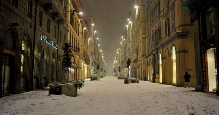 Meteo – Nuovo impulso di maltempo polare in Italia con pioggia e neve anche nelle prossime ore: i dettagli