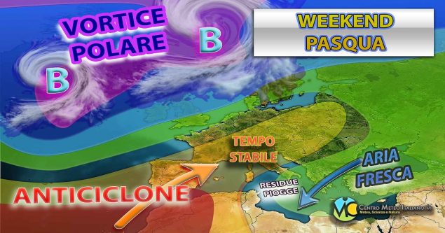 Meteo - Maggiore stabilità e bel tempo nel Weekend pasquale con la rimonta dell'Anticiclone: ecco la tendenza