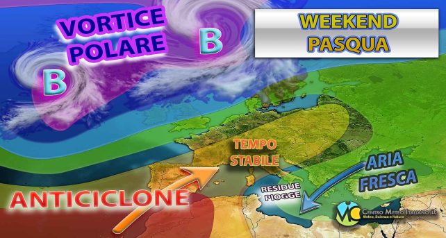 Meteo - L'Anticiclone mette il maltempo ko nel Weekend di Pasqua, con temperature in aumento: i dettagli