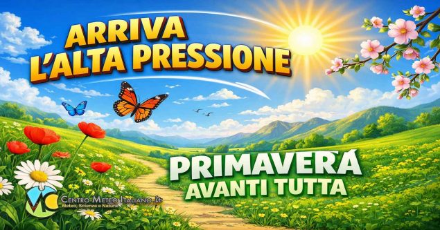 Meteo Italia - con l'alta pressione prima settimana di aprile stabile