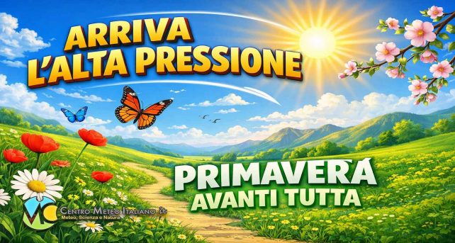 Meteo Italia - con l'alta pressione prima settimana di aprile stabile