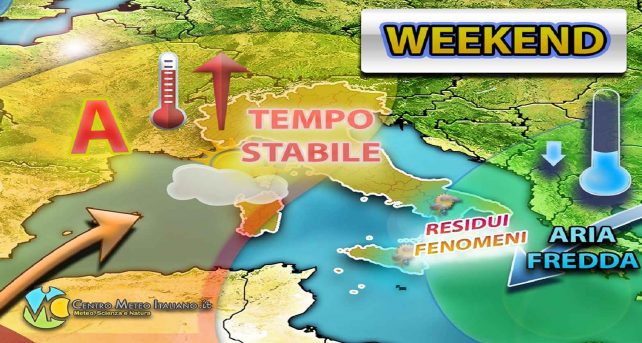 Meteo - Alle porte di un Weekend di Pasqua perlopiù stabile e asciutto con isolati temporali: ecco dove