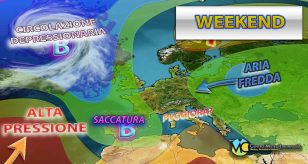 Meteo - Possibile forte perturbazione in arrivo nel Weekend, con temporali, possibili nubifragi e crollo termico: i dettagli