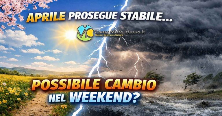 Meteo – Weekend con possibile cedimento dell’alta pressione e ritorno del maltempo in Italia con temperature in calo