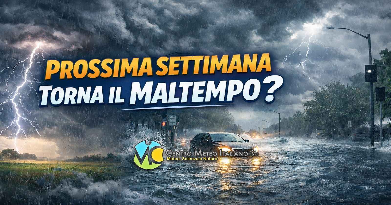Meteo - Forte peggioramento in arrivo con temporali, possibili nubifragi e crollo termico: ecco quando