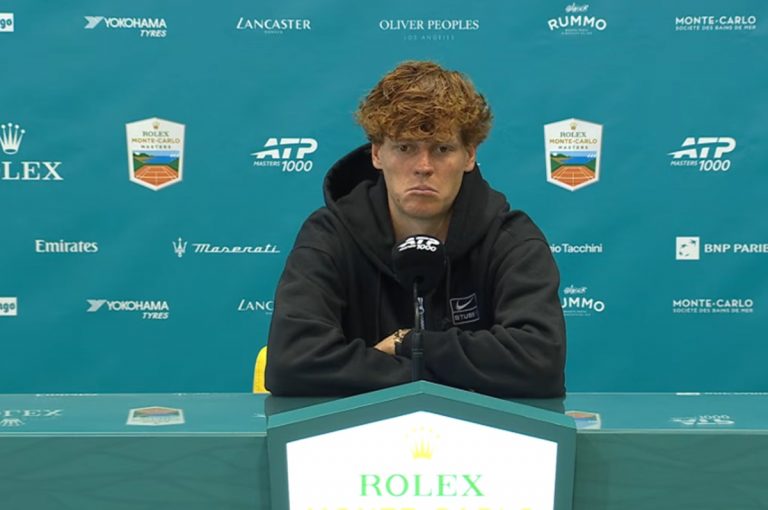 Atp Montecarlo, Sinner affaticato dopo la vittoria: “Ho accusato un calo fisico, ma….”