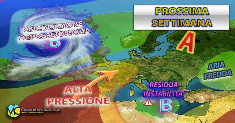 Meteo – Cambia tutto per la seconda parte della prossima settimana, maggiore stabilità e bel tempo in arrivo: i dettagli