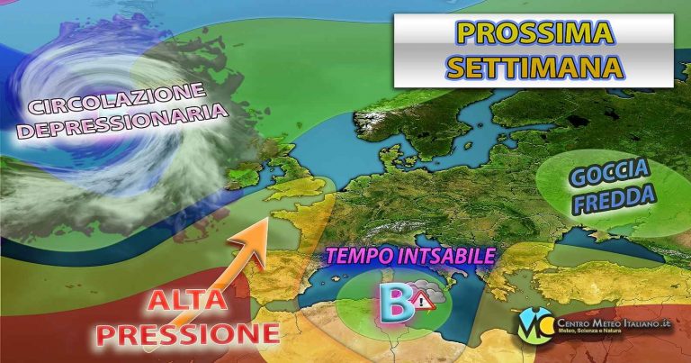 Meteo – Primavera torna in crisi la prossima settimana, con maltempo frequente e temporali: i dettagli