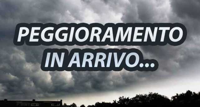 Meteo - Graduale peggioramento in arrivo nel corso del Weekend, con piogge e rovesci in transito: ecco dove