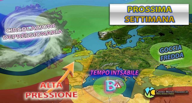 Meteo - Primavera torna in crisi la prossima settimana, con maltempo frequente e temporali: i dettagli