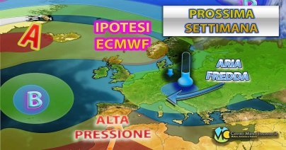 Meteo - Primavera nuovamente in crisi ad inizio settimana prossima, con possibilità di rinnovato maltempo: la tendenza