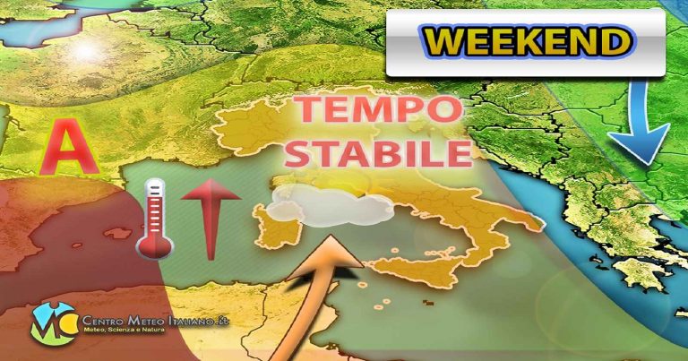 Meteo – Anticiclone protagonista per gran parte del Weekend, ma peggiora sul fotofinish: ecco perché