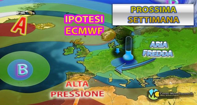 Meteo - Primavera nuovamente in crisi ad inizio settimana prossima, con possibilità di rinnovato maltempo: la tendenza