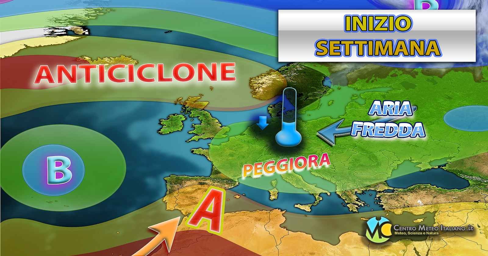 Aria fredda sull'Europa nella prossima settimana