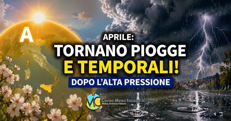 Meteo – Aria fredda in discesa sull’Europa, torna il maltempo in Italia con calo termico e neve in montagna