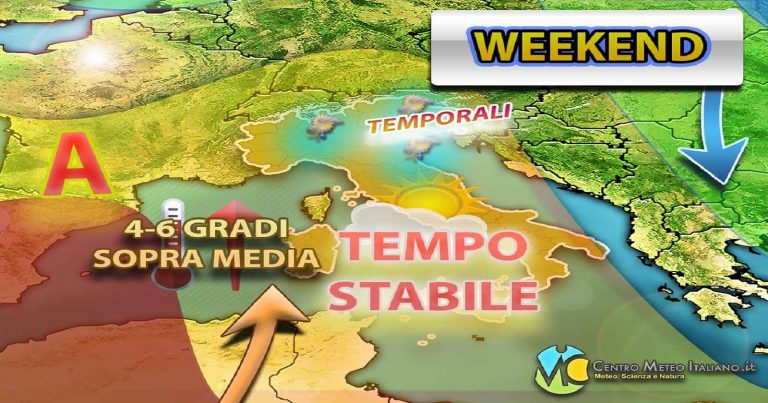 Meteo Italia – Alta pressione e temperature primaverili, ma non ovunque; i dettagli