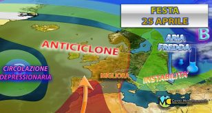 Meteo - Cambia tutto per il Weekend del 25 Aprile, a spuntarla è l'Anticiclone, con maggiore stabilità e mitezza