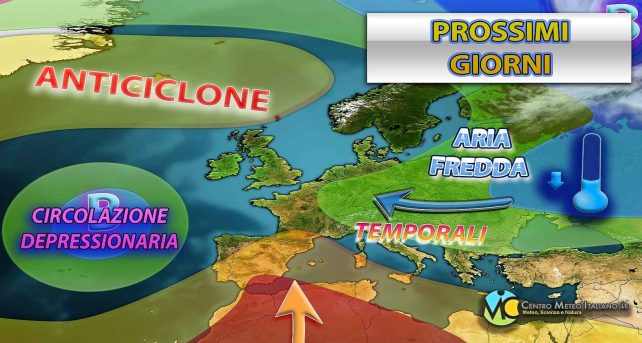 Meteo - Circolazione secondaria da est alimenterà ancora la fase di maltempo in alcune aree del Paese: ecco dove